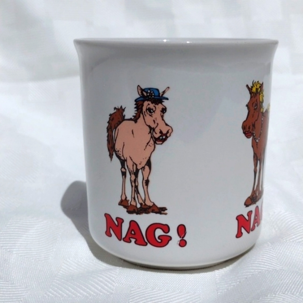 Nag Nag Nag Horse Vintage Coffee Cup Mug